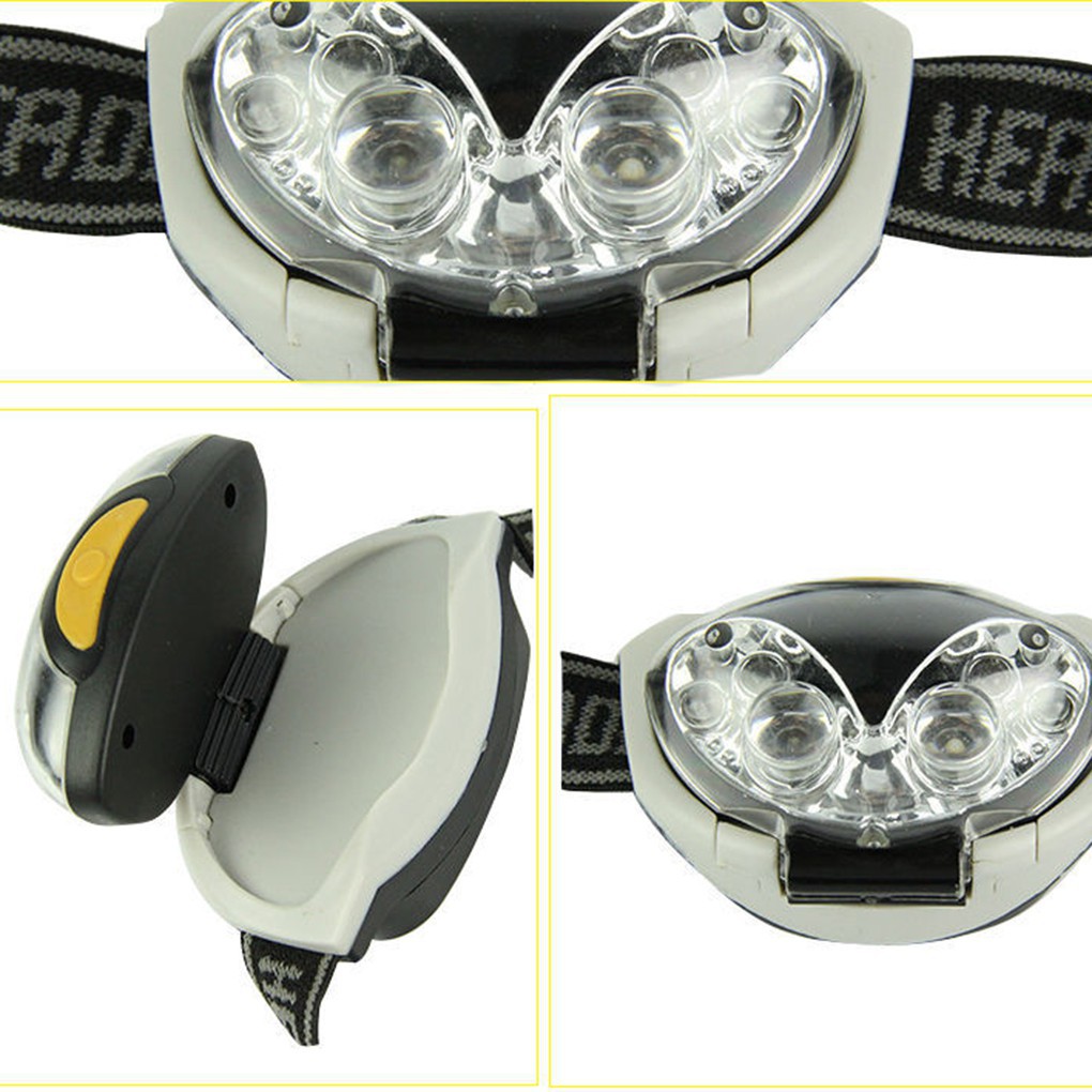 Đèn xe đạp, sử dụng bóng đèn LED, 3 chế độ mức sáng: cực mạnh, yếu, chớp nháy, cho hoạt động leo núi, cắm trại