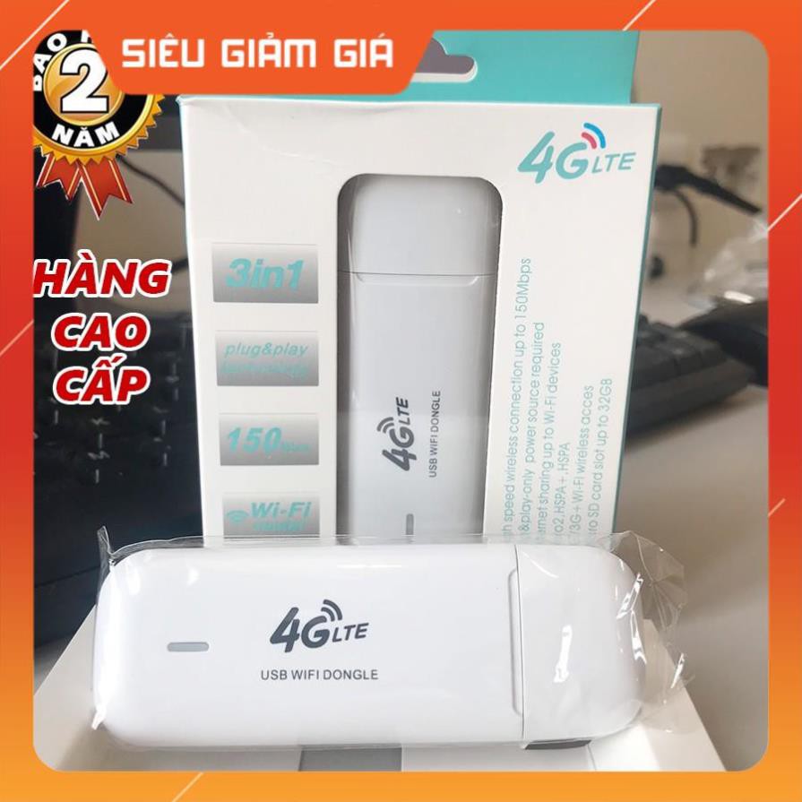 (USB WIF CHÍNH HÃNG CAO CẤP) PHÁT WIFI DI ĐỘNG 3G/4G DONGLE LTE - Bảo Hành 2 năm | BigBuy360 - bigbuy360.vn