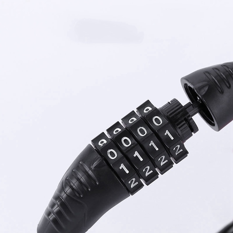 Khóa Dây Thép 4 Số Chống Trộm Cho Xe Đạp/Xe Máy