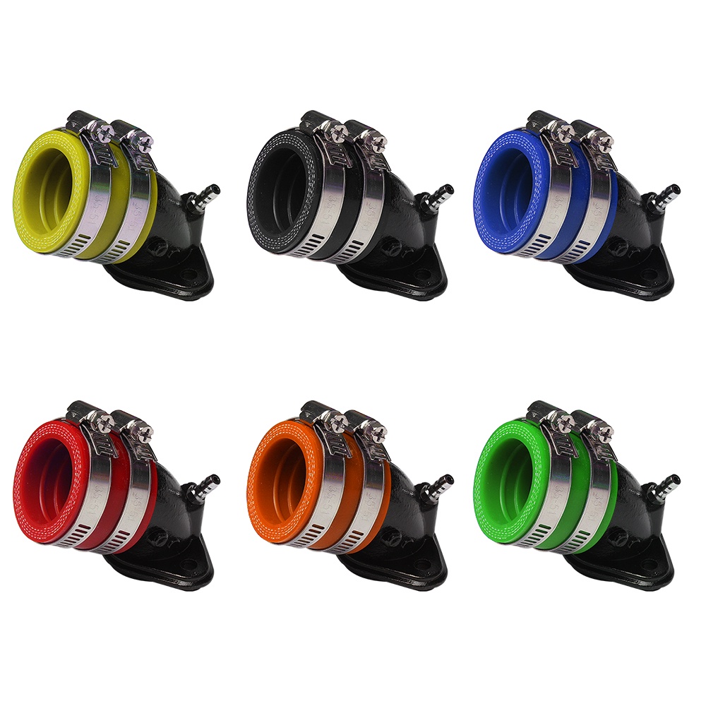 Cổ hút bình xăng  Kèm Đầu Nối 35mm， Tiện Dụng Cho Yamaha 100JOG100 RSZ100 AGL100 CVK24 CVK26 CVK30 PE28 PE30 JOG RSZ AGL CVK NSR PE， Ống Nạp Bộ Chế Hòa Khí Kèm Đầu Nối