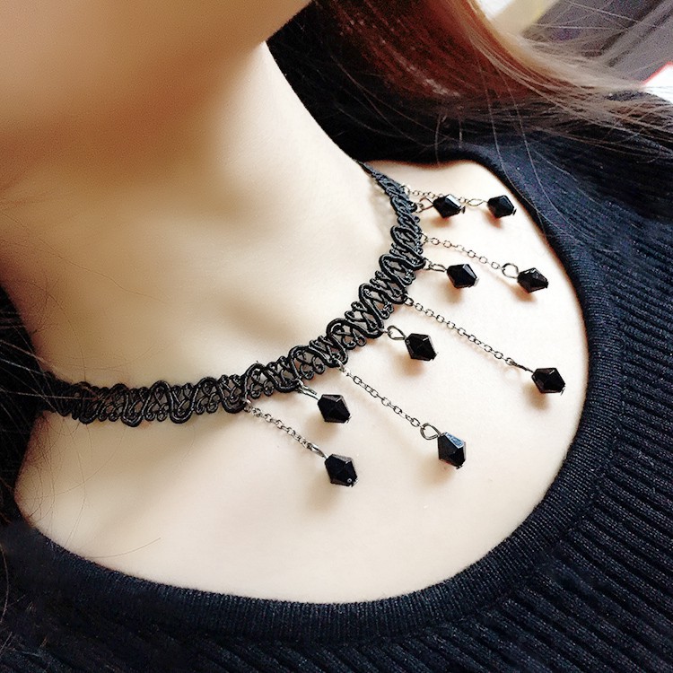 Choker Tatoo Cổ Trang Tua Rua CTR1 Savvy shop oanh