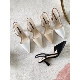 SANDAL SLINGBACK CAPELLA  MŨI NHỌN GÓT 7P
