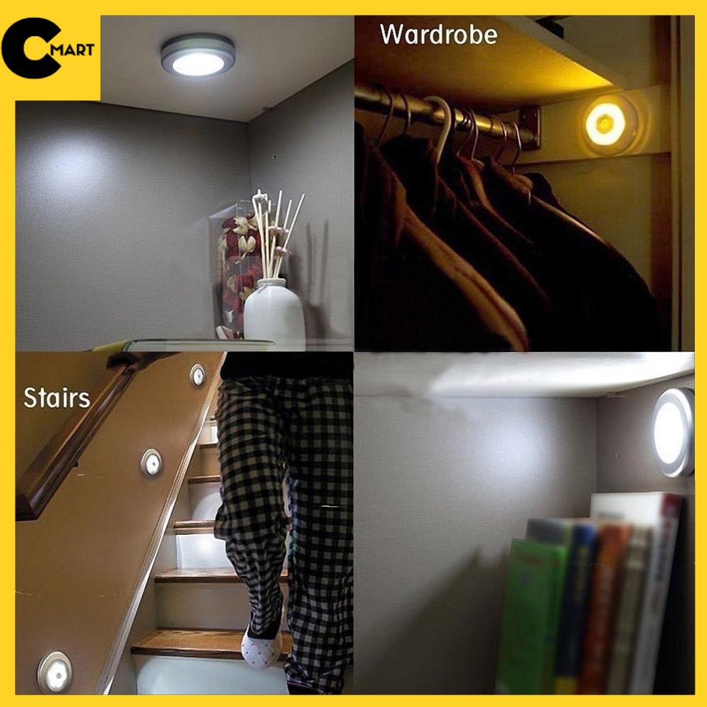 Đèn cảm biến siêu nhạy - Tự sáng khi có chuyển động - Không dây vô cùng tiện lợi | BigBuy360 - bigbuy360.vn