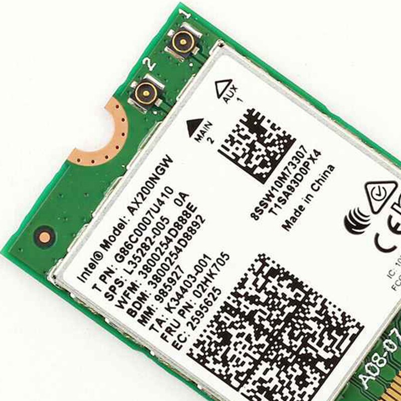 MIMO Usb Wifi 2.4gbps Intel Wi-Fi 6 Ax200Ngw 802.11ax / Ac Mu-Mi 2x2 Wifi Ax200 Ngff M.2 Bluetooth 5.0 | BigBuy360 - bigbuy360.vn