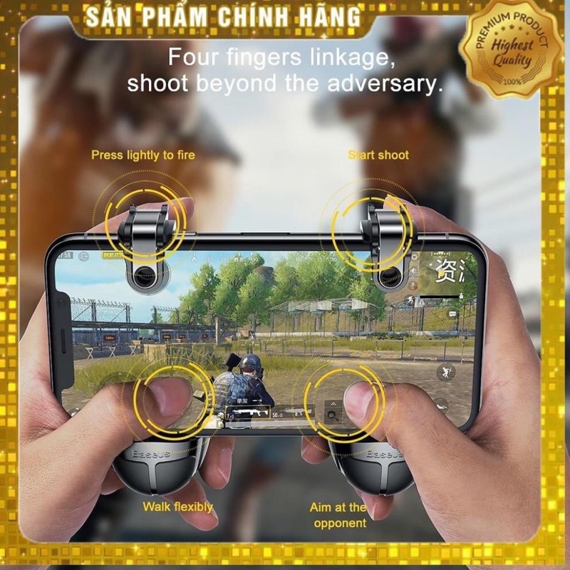 Bộ gamepad nút chơi game PUBG Baseus