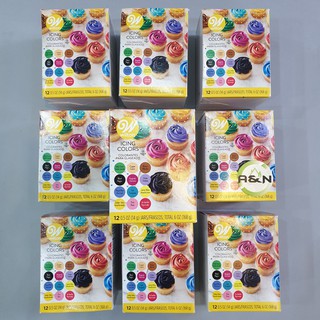 Màu làm bánh cao cấp  Wilton Icing Color set 8 - set 12 made in USA