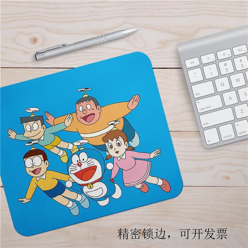 Thảm Lót Chuột Chơi Game Họa Tiết Mèo Máy Doraemon Dễ Thương Cho Nữ