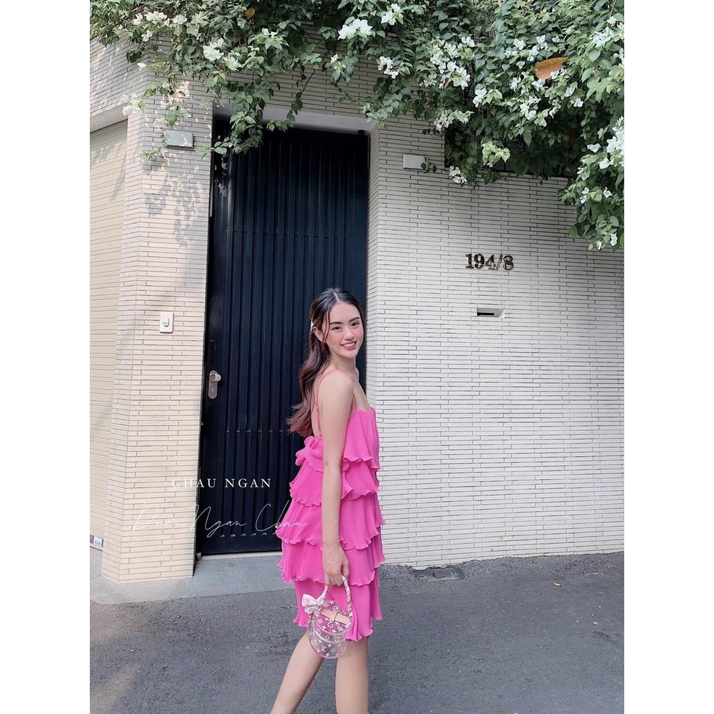 Đầm Maxi Dập Li 5 Tầng 2 Dây Cực Hót | BigBuy360 - bigbuy360.vn