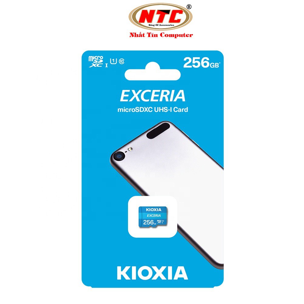 Thẻ nhớ MicroSDXC Kioxia Exceria 256GB UHS-I U1 100MB/s (Xanh) - Formerly Toshiba Memory
