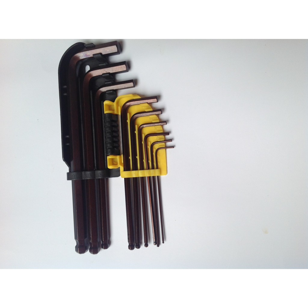 Bộ lục giác 9 chiếc 1.5mm-10mm hàng chuẩn tốt