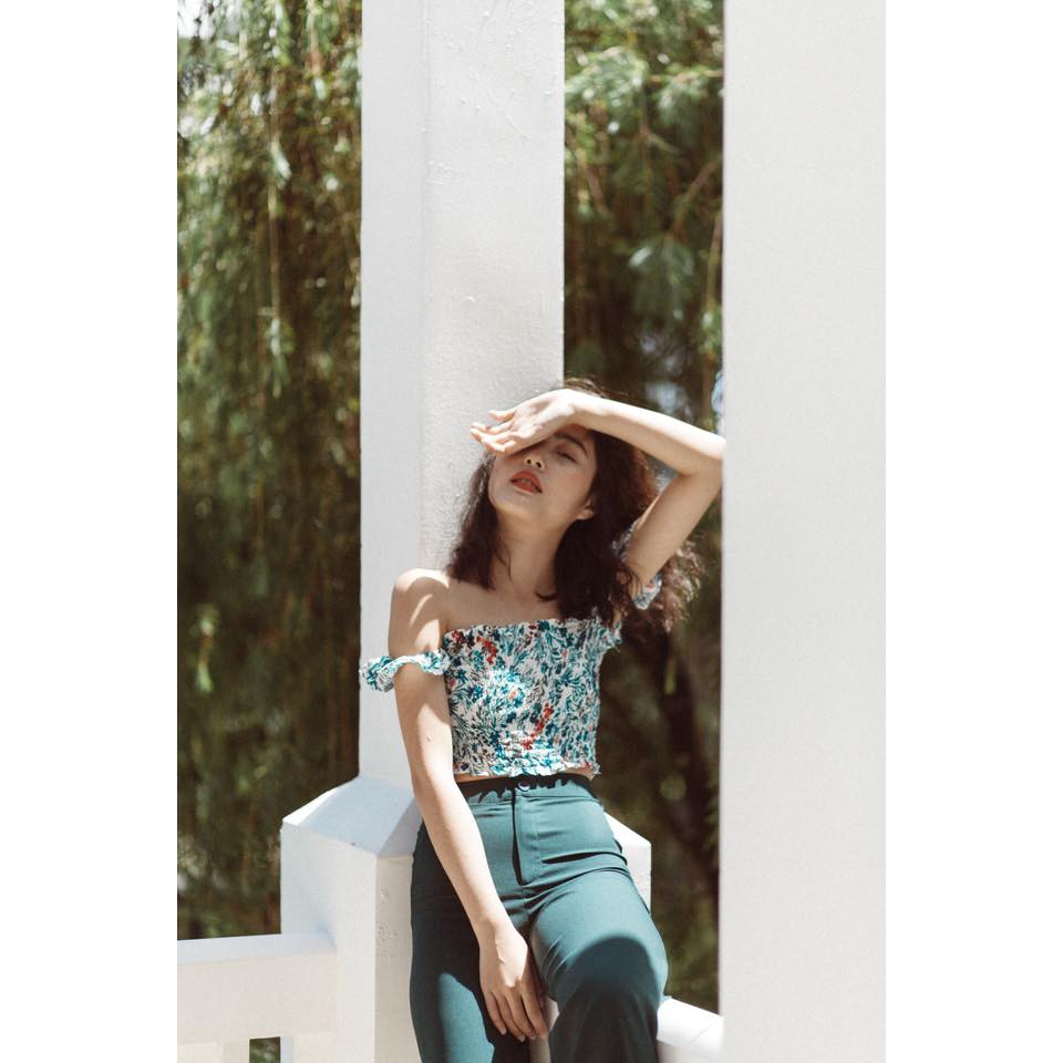 Áo smocked hoa Libe | Size S | New 99%