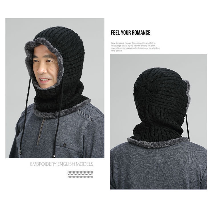 [SALE MÙA ĐÔNG] Áo khoác/Nón len mùa đông ấm áp freesize - UNISEX