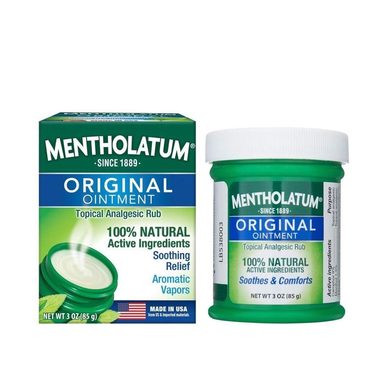 Dầu dạng cao MENTHOLATUM Topical Analgesic Rub Hộp 85gr