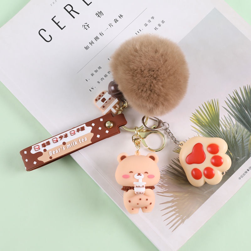 Móc Khóa Búp Bê Bông Hoạt Hình Dễ Thương