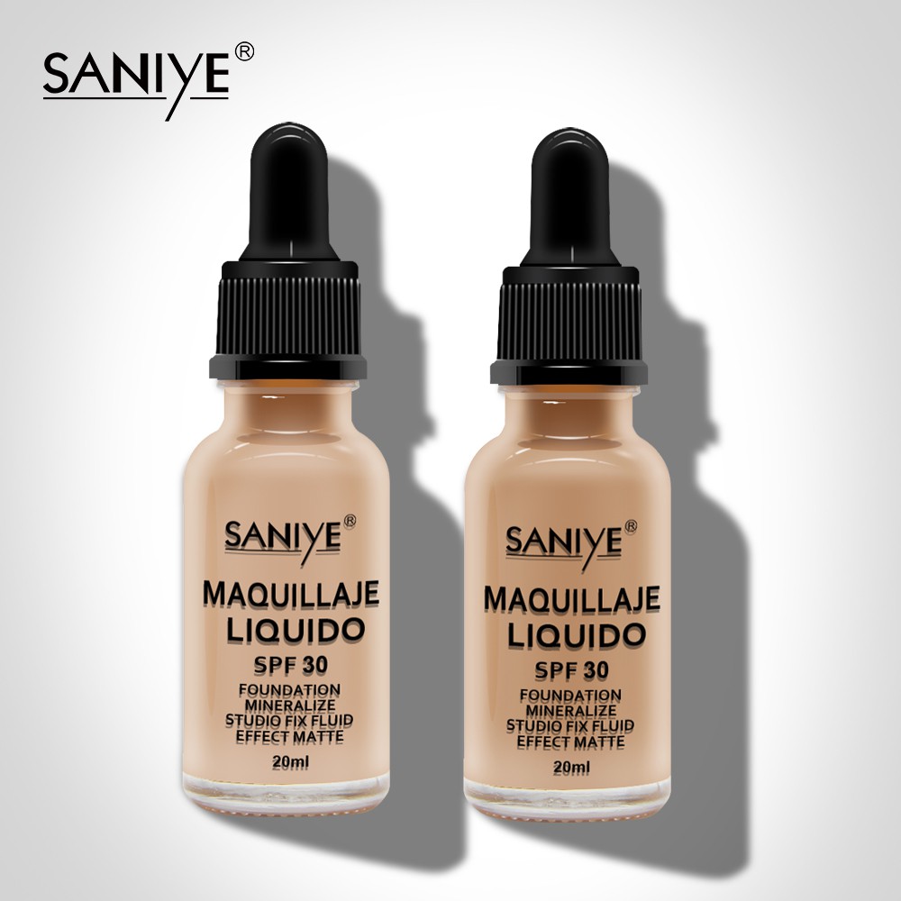 [Hàng mới về] Kem Nền Khoáng Chất SANIYE R1172 Dạng Lỏng Kiềm Dầu 6 Màu Trang Điểm Mặt Chuyên Nghiệp | BigBuy360 - bigbuy360.vn