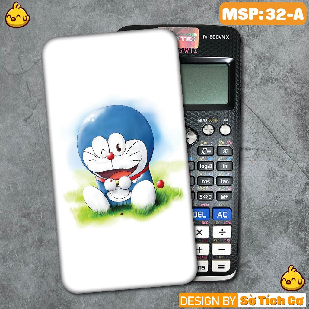 Miếng decal dán máy tính casio vinacal FX500 FX570 FX580 - 570ES 570EX 680EX hình Đô Rê Moon MSP: MT32