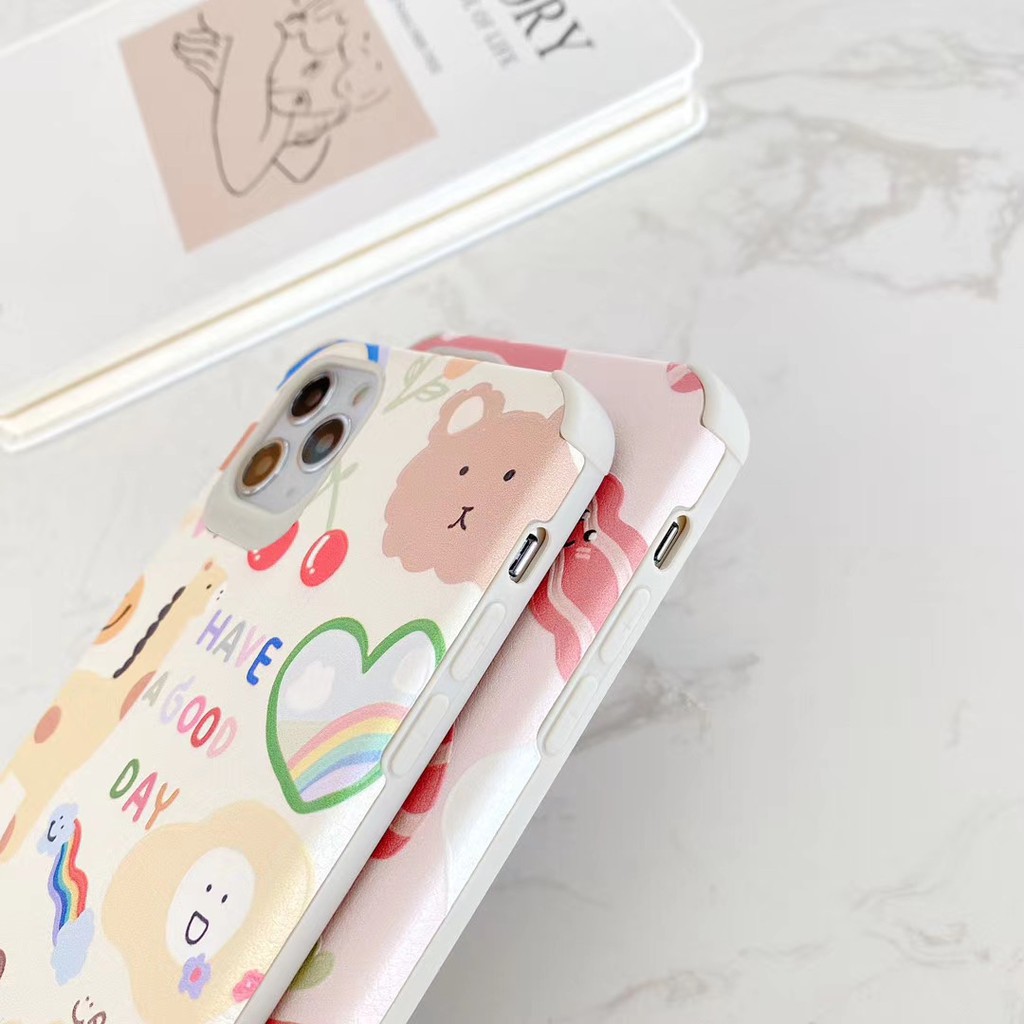 Ốp Điện Thoại Mềm Hình Hoạt Hình Đáng Yêu Cho iPhone 7 8 SE2020 plus X XS XR XSmax 11 Pro Promax | BigBuy360 - bigbuy360.vn