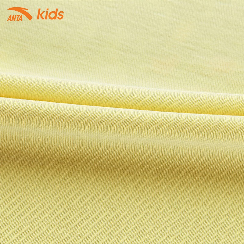 Áo phông bé gái Anta Kids W362128149-2, chất thun cotton co giãn 4 chiều, thấm hút tốt