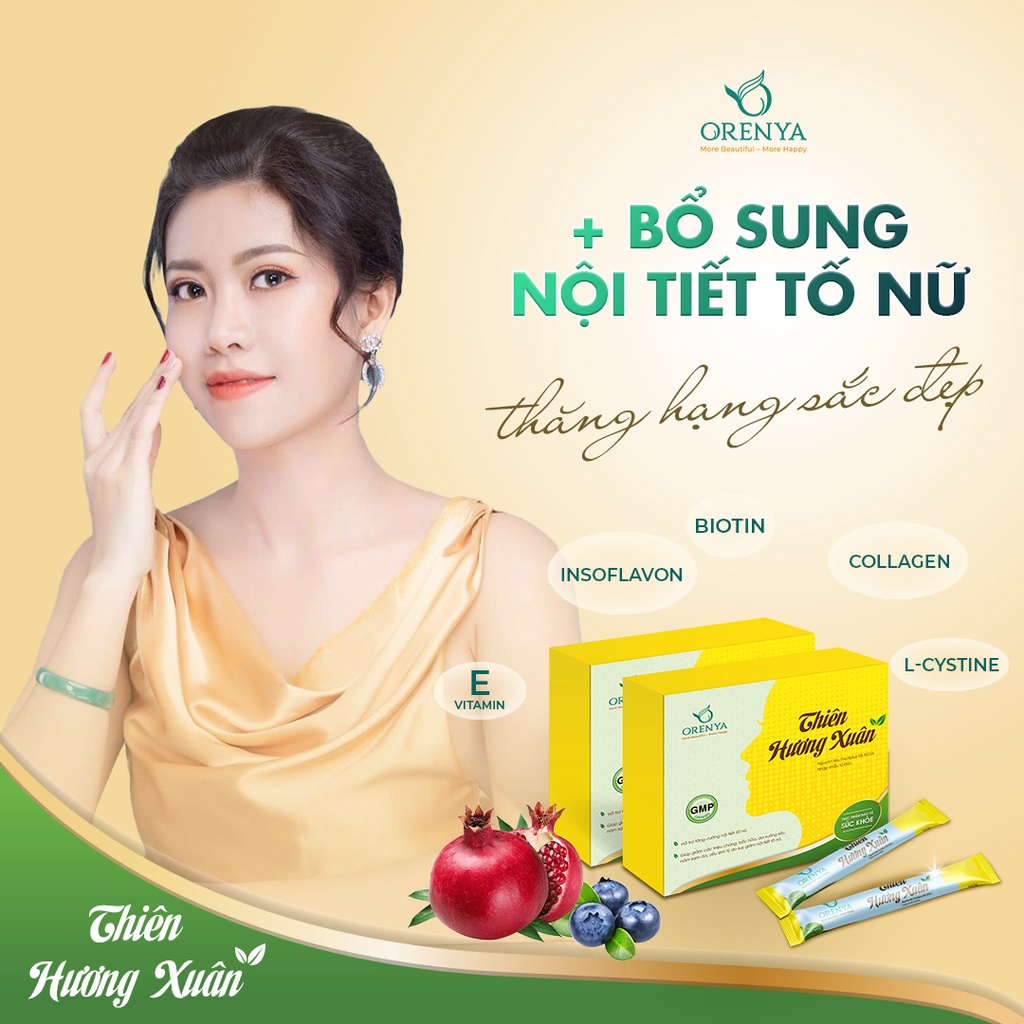 Cốm Nội Tiết Thiên Hương Xuân – Bổ Sung Nội Tiết Tố Nữ, Giảm bốc hỏa, Làm Đẹp Da - ORENYA TPHCM