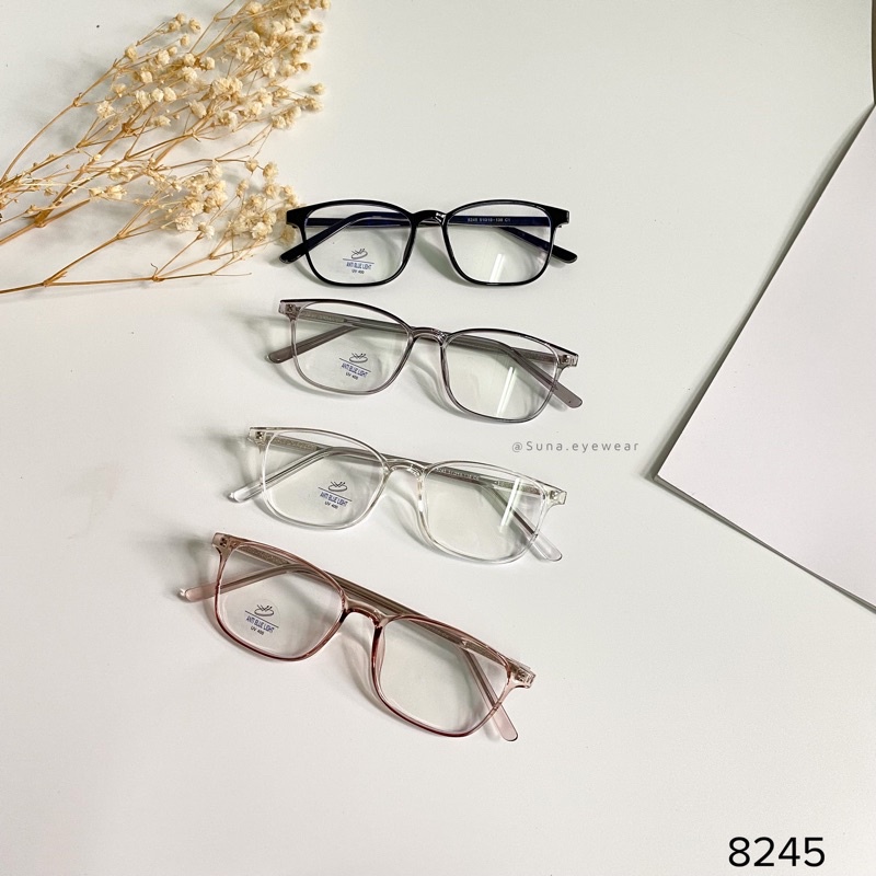 Gọng kính nhựa dẻo lõi kim loại siêu bền form nhỏ 8245