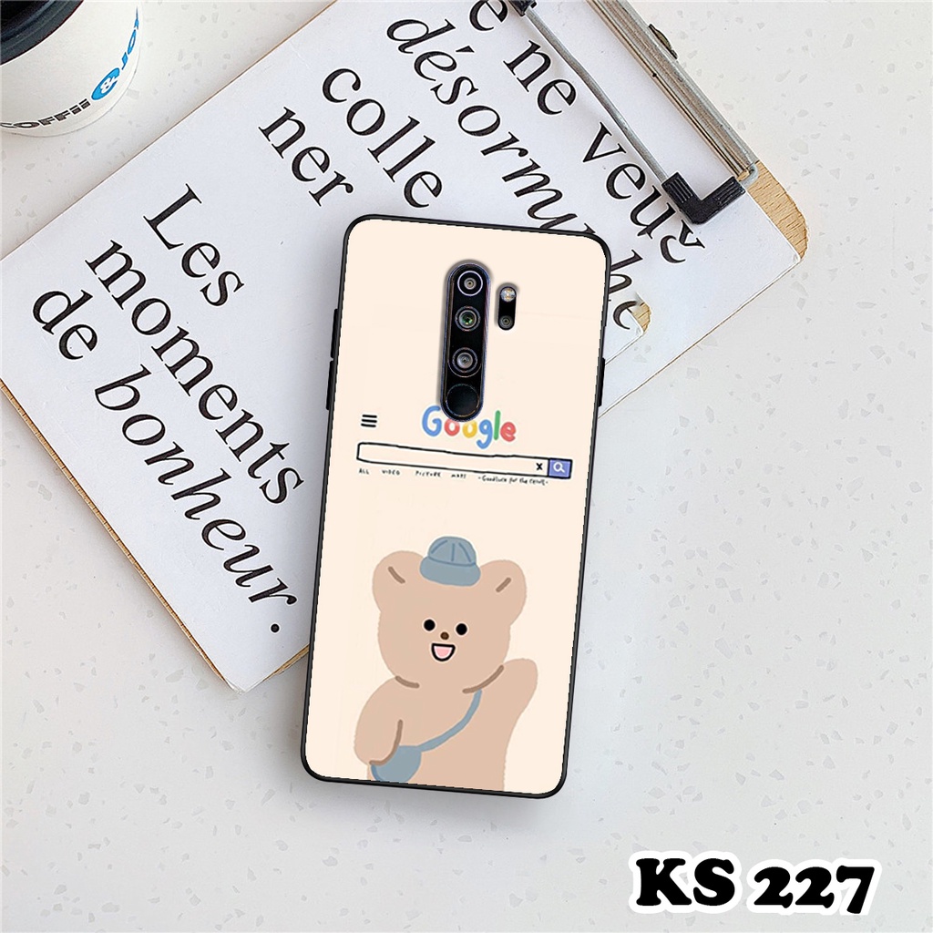 Ốp lưng Xiaomi Redmi Note 8 - Xiaomi Redmi Note 8 Pro - Ốp in hình gấu bear, chất liêụ TPU chống va đập