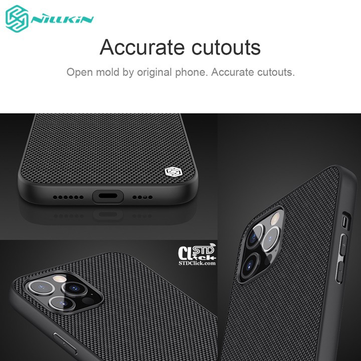ỐP LƯNG IPHONE 12 PRO MAX NILLKIN TEXTURED NYLON FIBER CHÍNH HÃNG