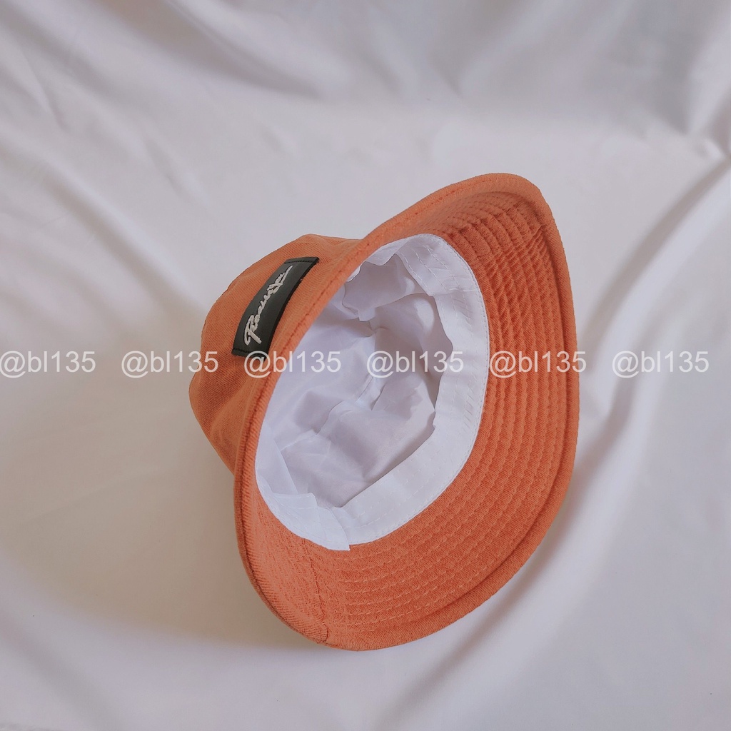 Nón Bucket Nam Nữ Thể Thao Vành Tròn 1 Lớp Đính Da Thêu Promissyou Chất Vải Nhung Thời Trang Ulzzang BL135