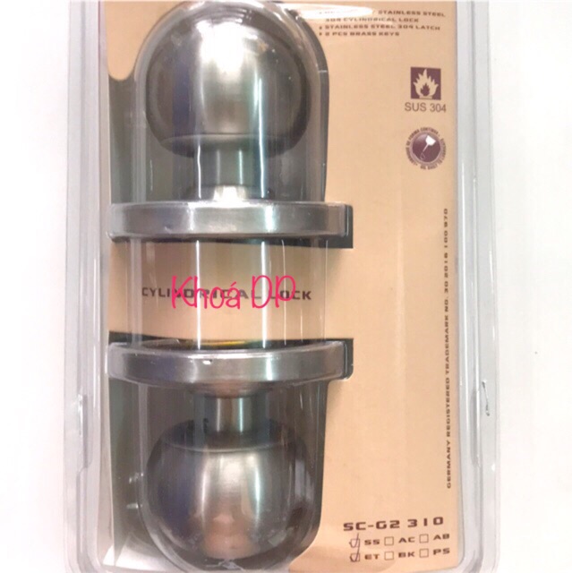 Ổ khoá tay nắm phòng SCHONE chính hãng hàng đài loan inox 304