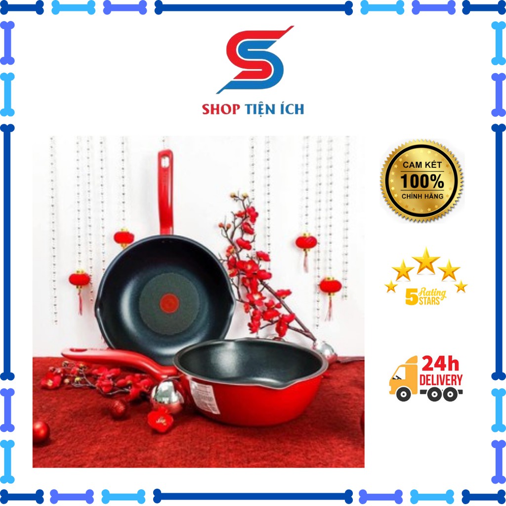 Chảo chống dính sâu lòng TEFAL cao cấp 28cm đáy từ (sale sốc)