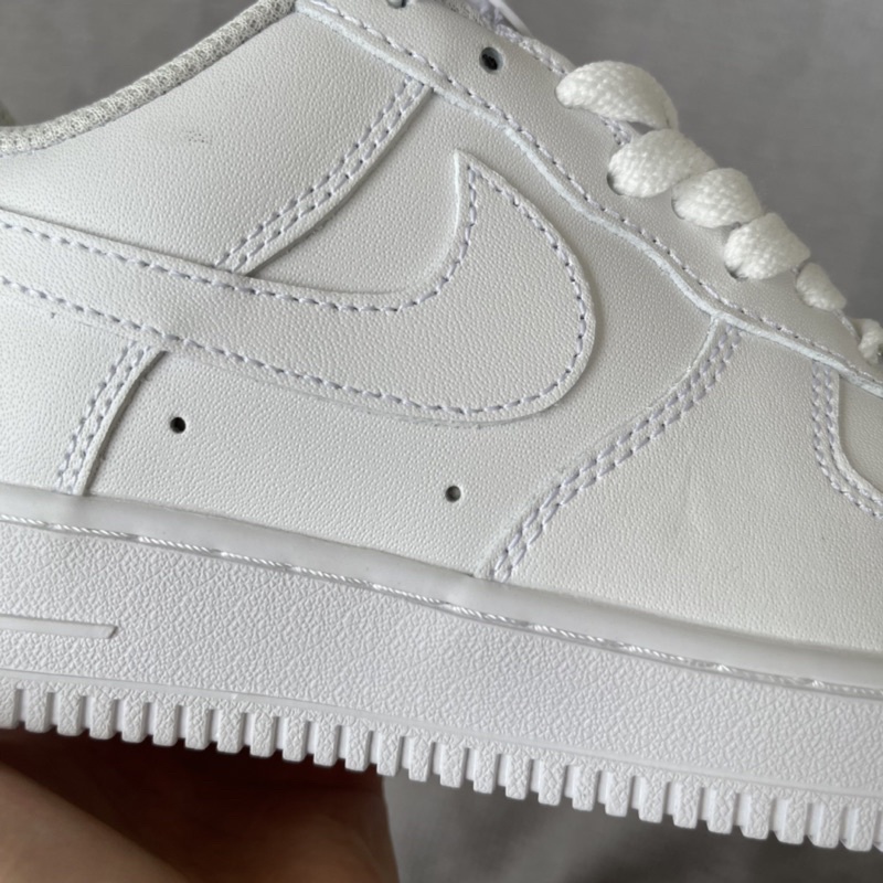 Af1 trắng full hàng cao cấp, af1 full white cao cấp, giày thể thao sneaker nam nữ, lót CODE
