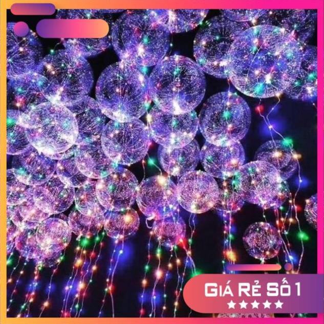 Dây led đom đóm nhiều mầu 1,5v tặng kèm bóng galasi