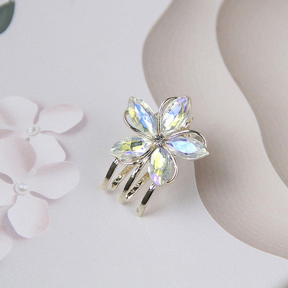 Kẹp Tóc Móng Vuốt Mini Hình Cá Mập Đính Hoa Đơn Giản Sang Trọng WMES15H Làm Quà Tặng Cho Bạn Gái