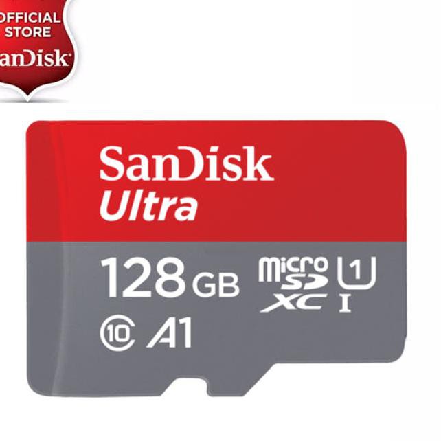 Micro Sd Sandisk Ultra Microsd 128gb A1 100mb / S Microsdxc Uhs - I