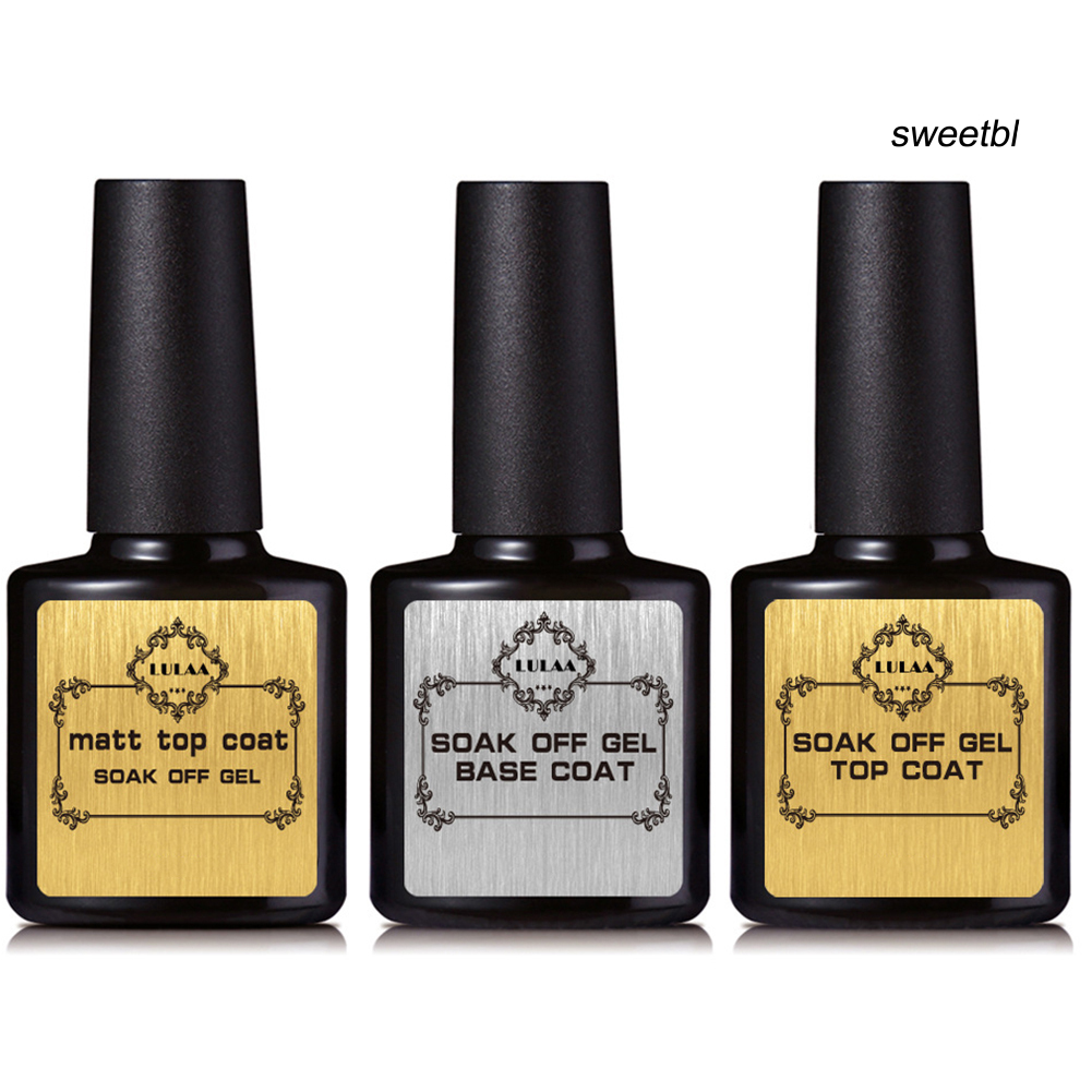 Sơn Lót Và Phủ Trên Cho Móng Tay Bền Màu 8ml Uv Led