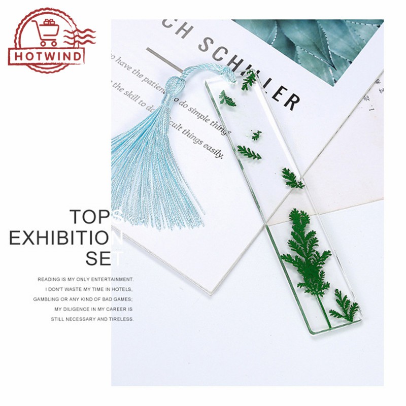 Khuôn silicon trong suốt làm thẻ đánh dấu sách tiện dụng