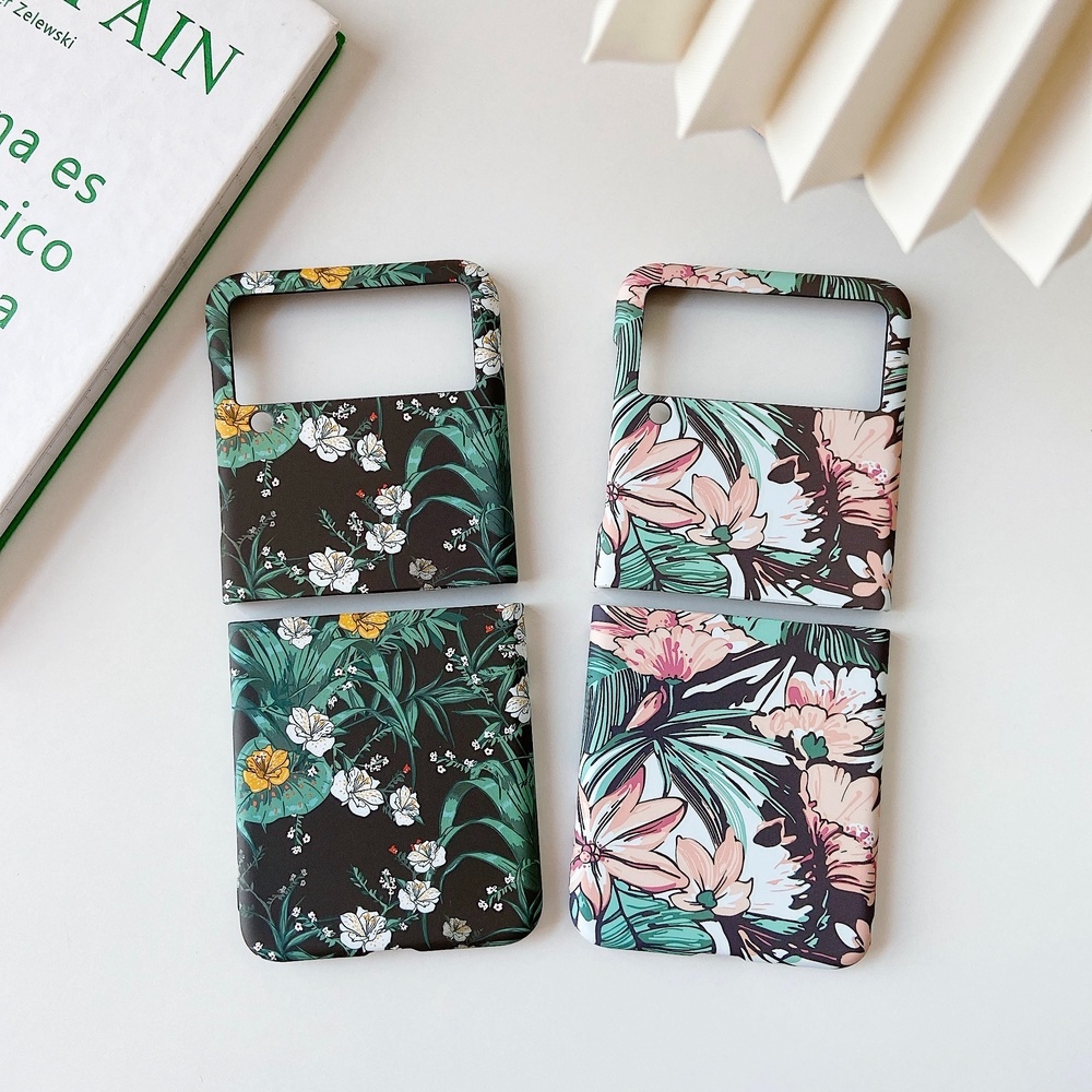 Ốp điện thoại HOCE PC cứng họa tiết hoa hướng dương cổ điển cho Samsung Galaxy Z Flip 3 5G Z Flip 4 Z Fold 3 Z Fold 4
