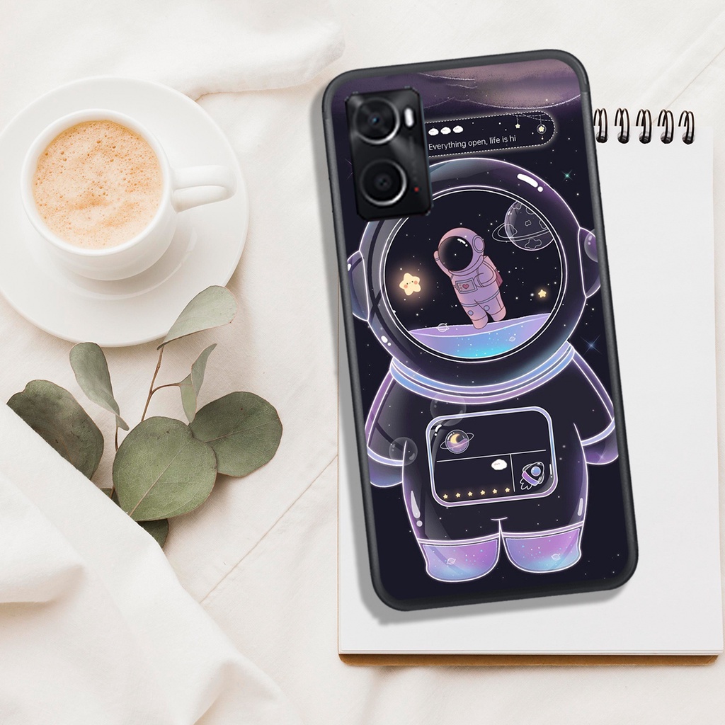 ỐP LƯNG OPPO A76 4G - REALME 9 4G - REALME 9i, IN HÌNH PHI HÀNH GIA CHIBI BAO CHẤT