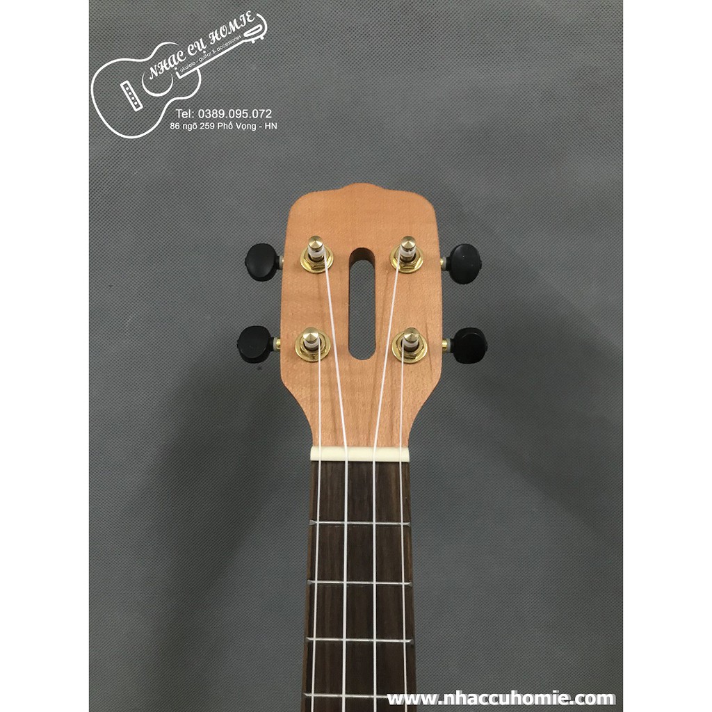 ĐÀN UKULELE CONCERT 23'' KHUYẾT CUKE KHÓA GOLD