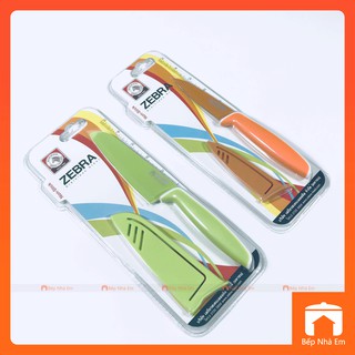 Bộ Dao ZEBRA Chống Dính Có Nắp Đậy ( Thép Không Gỉ). Nhập Khẩu Thái Lan