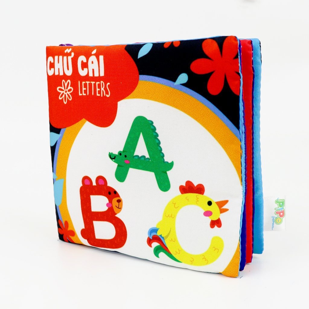 Sách vải 12x12cm Pipo