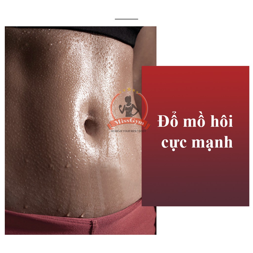 [Sale Mùa Dịch - SALE OFF 50%] Đai Nịt Bụng Sinh Nhiệt Cực Nhanh MissGym, Siêu Đàn Hồi, Đánh Tan Mỡ Bụng