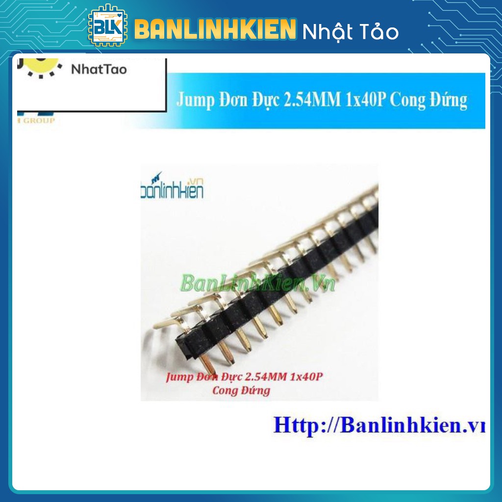 Jump Đơn Đực 2.54MM 1x40P Cong Đứng Mã LK_01800