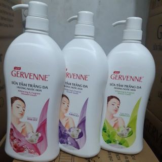 Sữa tắm trắng da Gervenne 900g