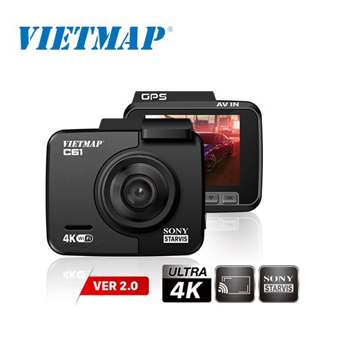 VIETMAP C61 camera hành trình ô tô + Thẻ 64Gb