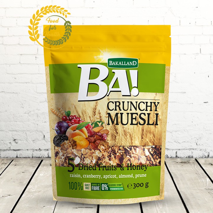 Ngũ cốc trái cây hỗn hợp và mật ong Bakalland 300g | BigBuy360 - bigbuy360.vn