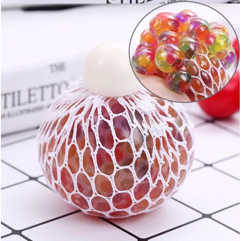 Slam túi lưới trò chơi giảm căng thẳng mệt mỏi trong cuộc sống, slime vui nhộn bóp bóng lưới cười sảng khoái rất vui BL1