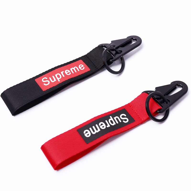 Móc Chìa Khóa In Chữ Supreme Cá Tính