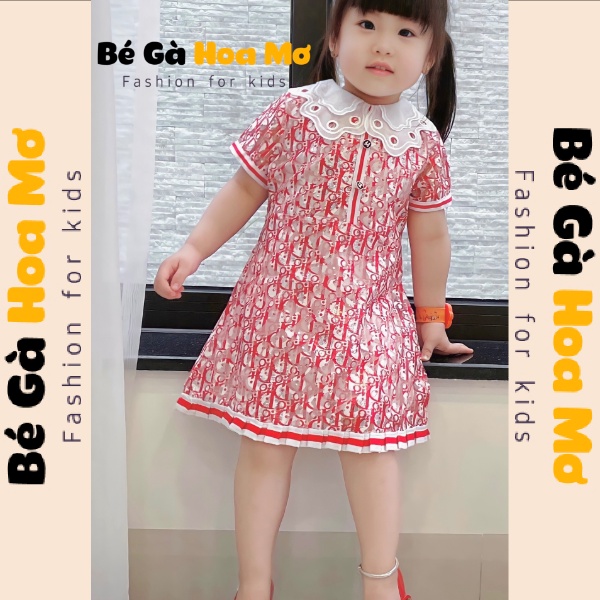 Váy ren Dior cổ ren thêu