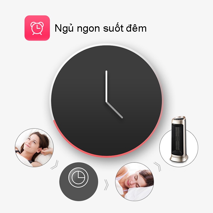 Quạt sưởi huyndai cao cấp BL-K2J có điều khiển, Máy sưởi đa năng siêu tiết kiệm điện năng