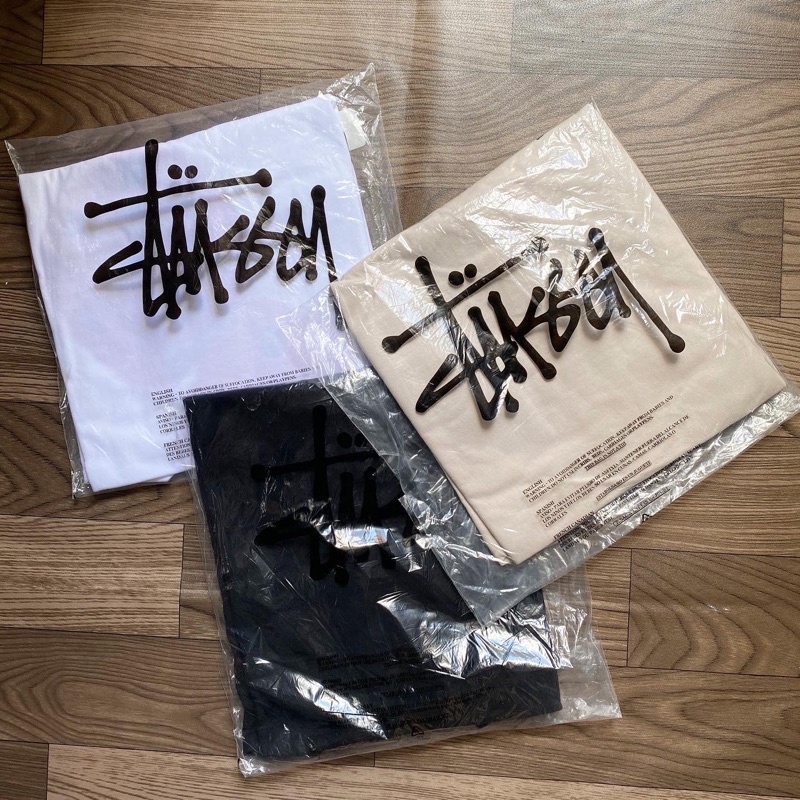 [Bao check chính hãng]Áo thun Stussy xúc xắc Fuzzy Dice tee ngắn tay hàng hiệu màu đen, trắng, màu smoke real
